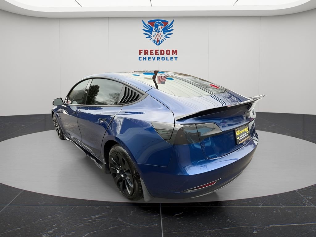 Used 2022 Tesla Model 3 Long Range with VIN 5YJ3E1EB0NF154487 for sale in Fort Montgomery, NY