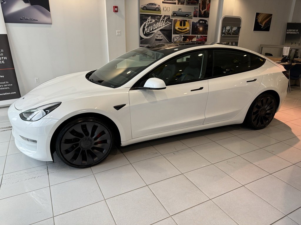 Used 2021 Tesla Model 3 Base with VIN 5YJ3E1EC5MF020436 for sale in Fort Montgomery, NY