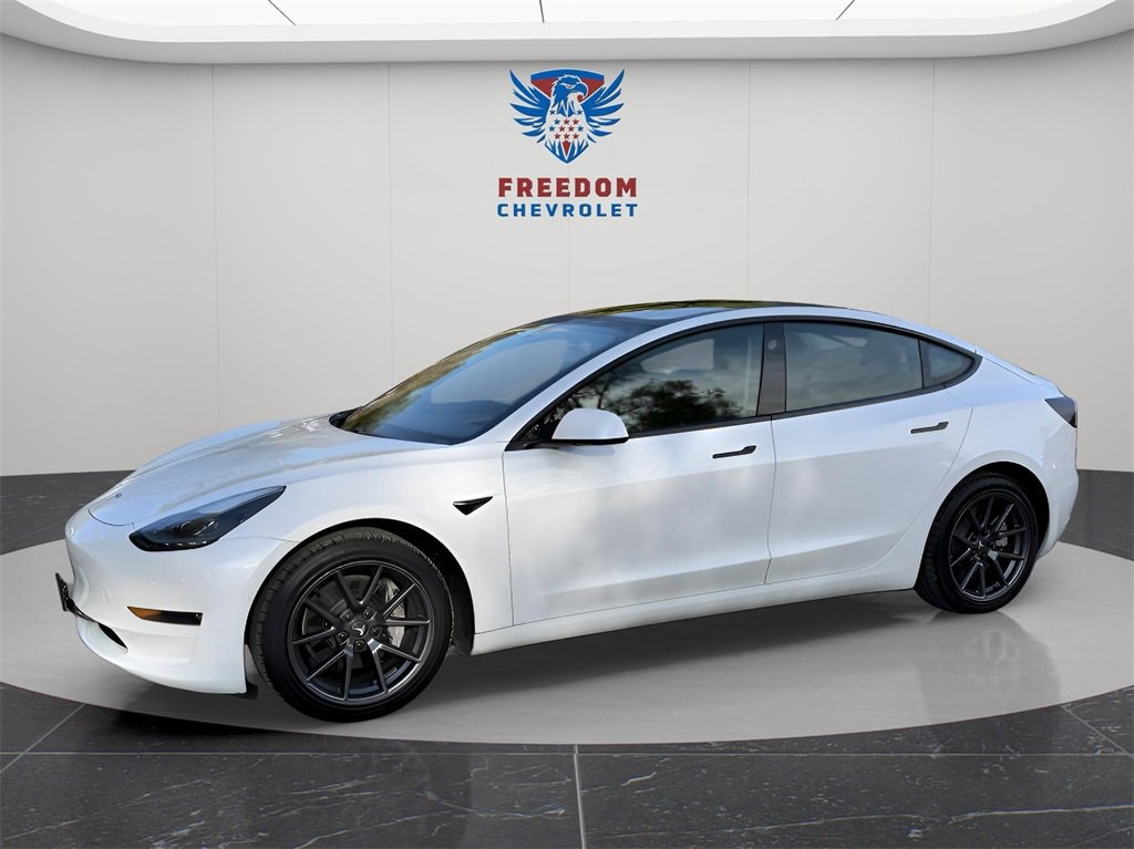 Used 2021 Tesla Model 3 Base with VIN 5YJ3E1EB4MF054567 for sale in Fort Montgomery, NY