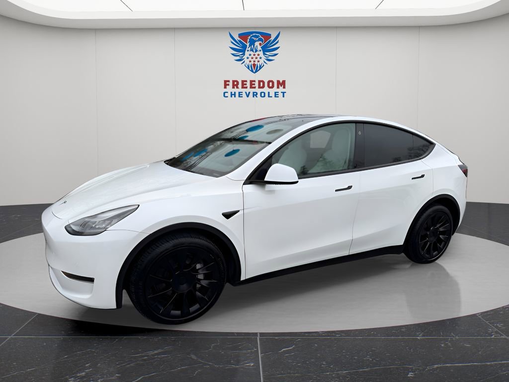 Used 2021 Tesla Model Y Long Range with VIN 5YJYGDEE9MF119716 for sale in Fort Montgomery, NY