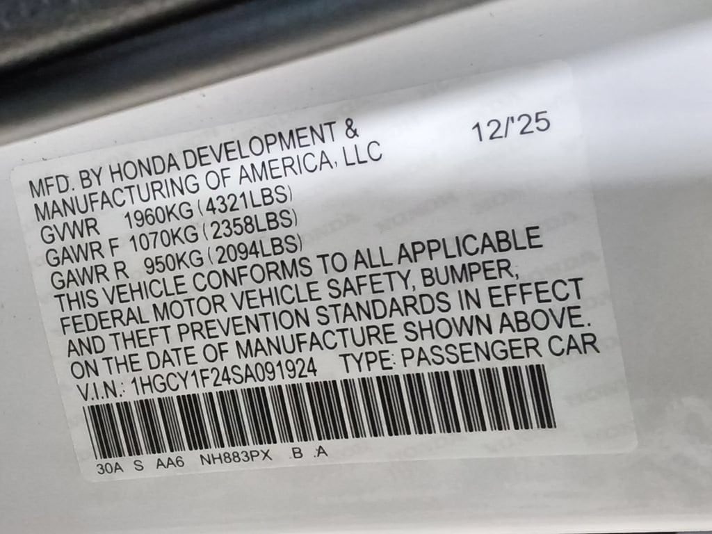 2025 Honda Accord LX - Photo 11