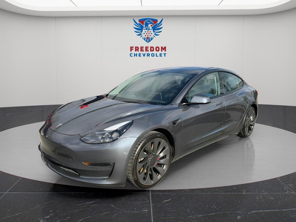 Used 2023 Tesla Model 3 Performance with VIN 5YJ3E1EC0PF422076 for sale in Fort Montgomery, NY
