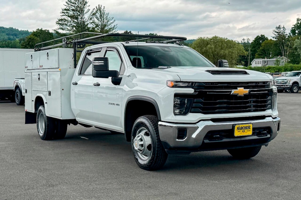 Used 2024 Chevrolet Silverado 3500HD Work Truck 4x4 4dr Crew Cab LB DRW Pickup Truck