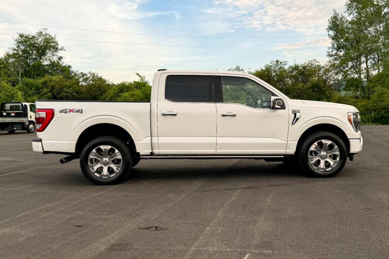 Used 2021 Ford F-150 Platinum with VIN 1FTFW1E85MFB71374 for sale in New Lebanon, NY