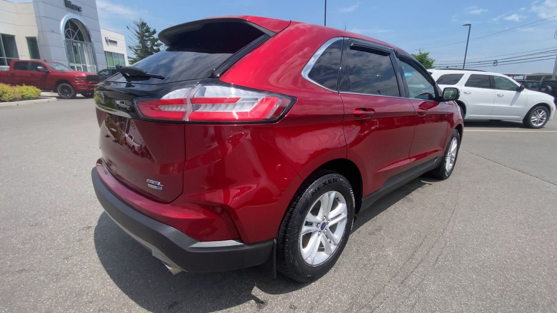 Used 2019 Ford Edge SEL with VIN 2FMPK4J93KBC42226 for sale in Sanford, ME