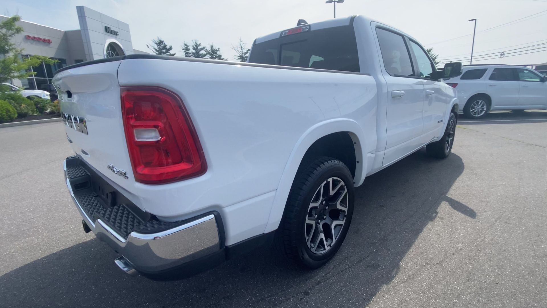 Bright White Clear Coat Pw7 2025 RAM 1500 Pickup Truck Four-Wheel Drive 8-Speed Automatic
