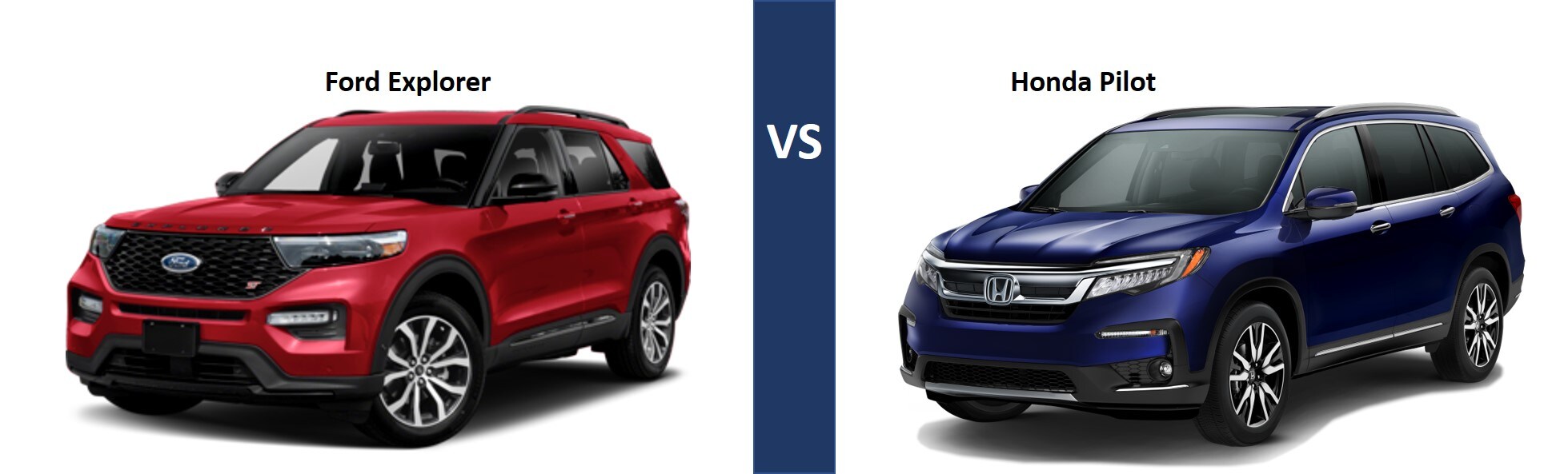 SUV Comparison Honda Pilot vs Ford Explorer Marcotte Ford Serving