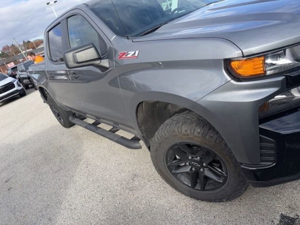 Used 2021 Chevrolet Silverado 1500 Custom Trail Boss Truck Crew Cab