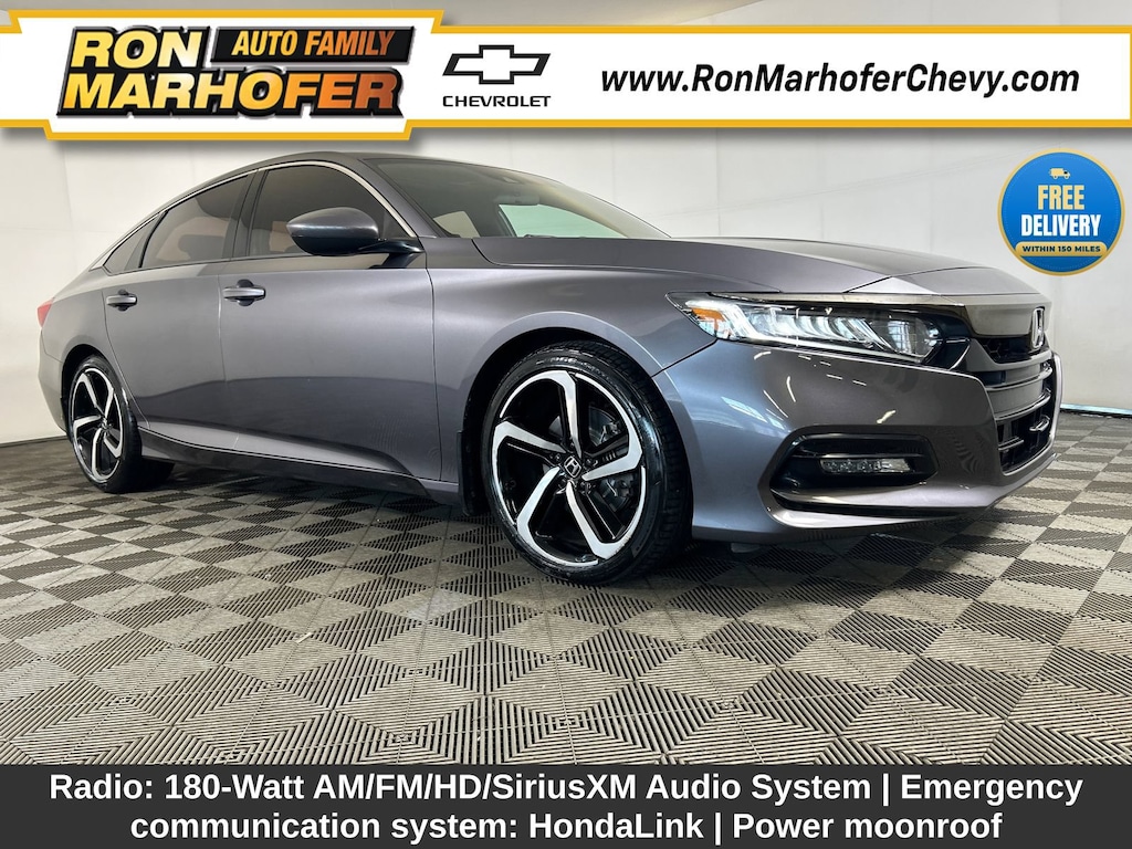 Used 2018 Honda Accord Sedan Sport 2.0T Sedan
