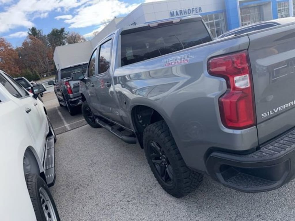 Used 2021 Chevrolet Silverado 1500 Custom Trail Boss Truck Crew Cab
