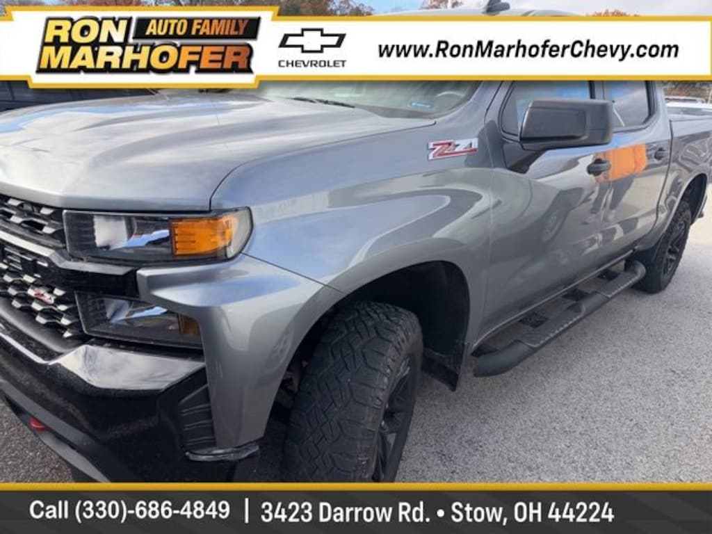 Used 2021 Chevrolet Silverado 1500 Custom Trail Boss Truck Crew Cab