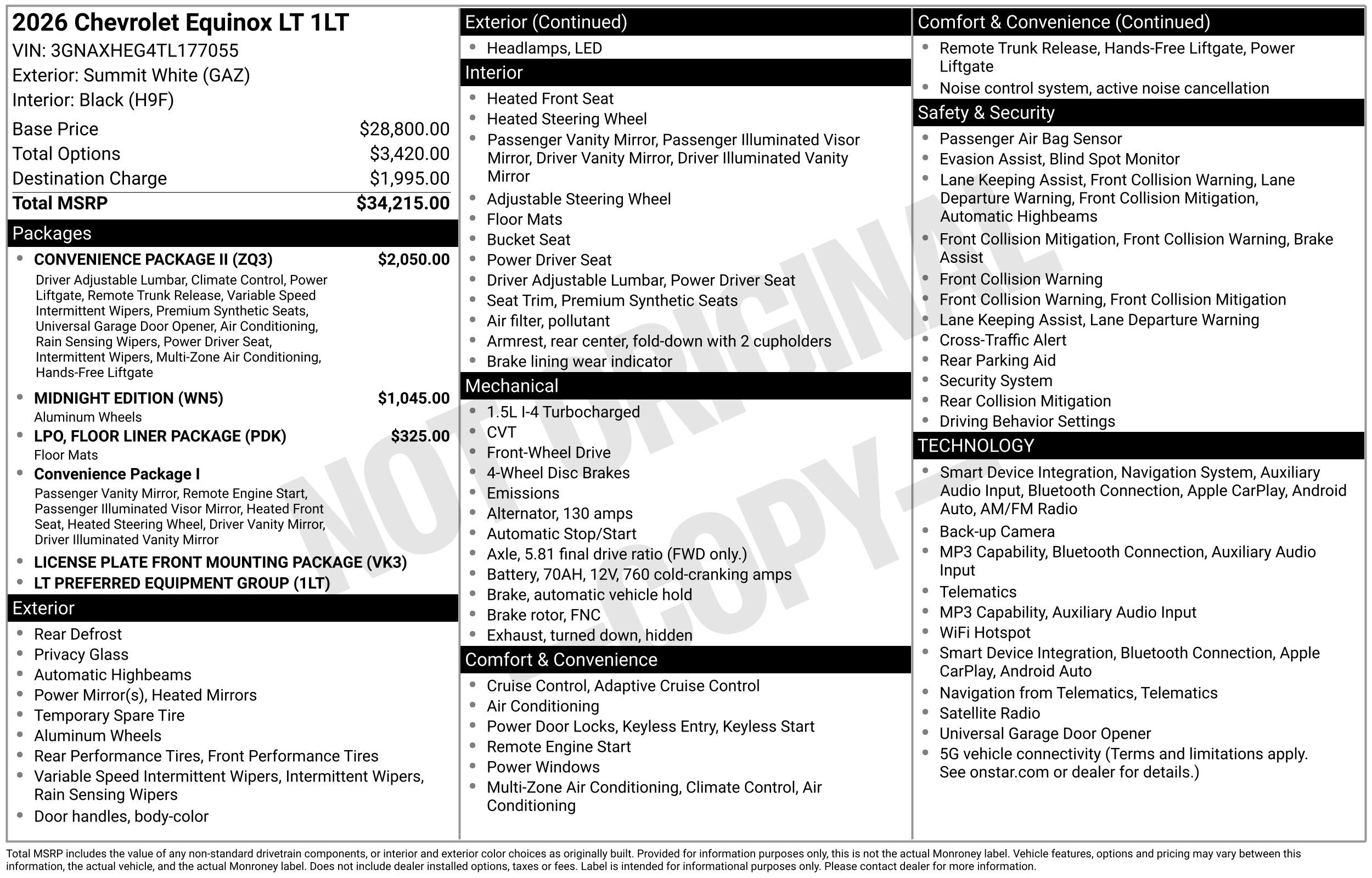 Used 2026 Chevrolet Equinox LT SUV