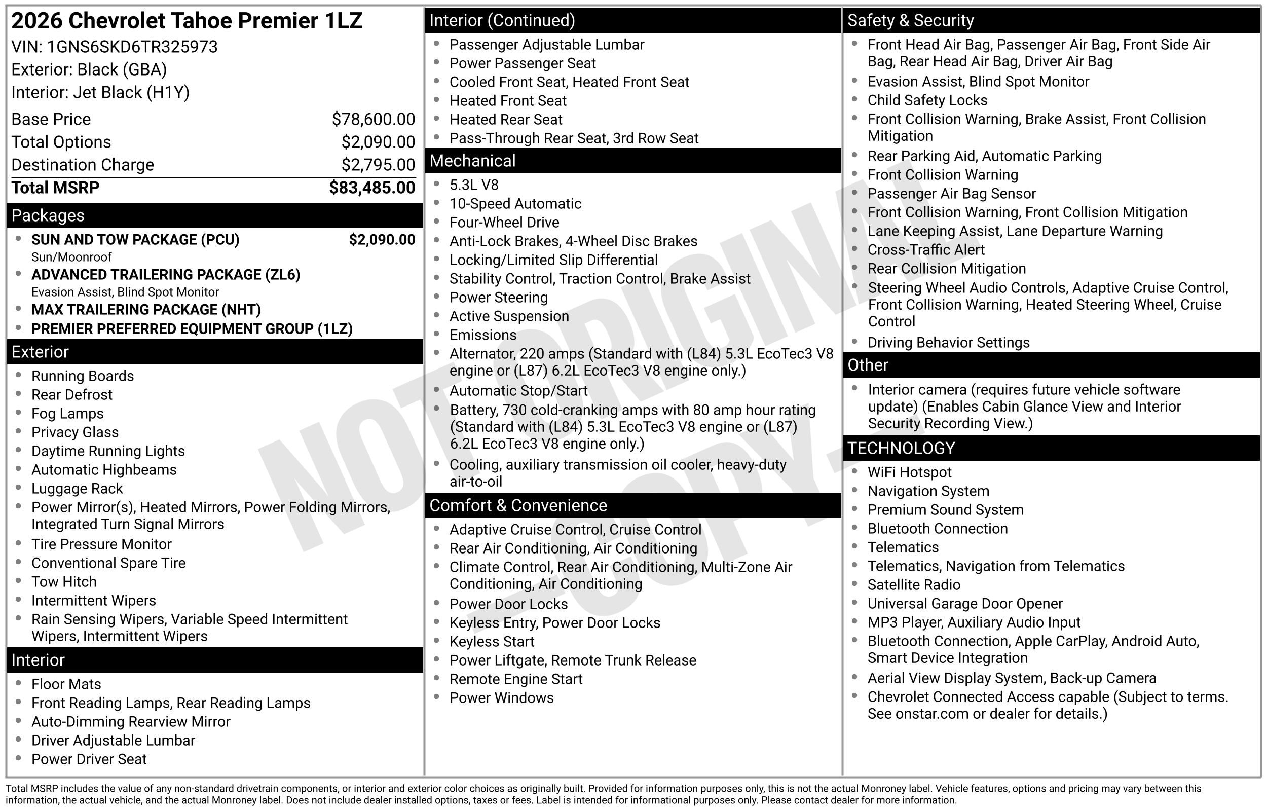 2026 Chevrolet Tahoe Premier - Photo 2