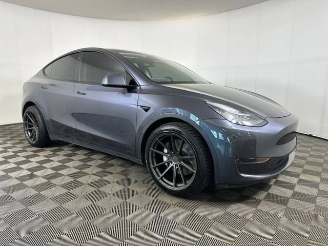 Used 2021 Tesla Model Y Long Range with VIN 5YJYGDEE3MF074191 for sale in Stow, OH
