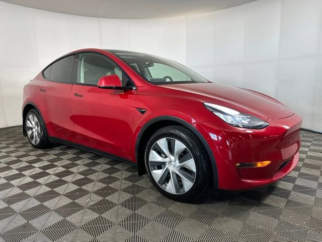 Used 2021 Tesla Model Y Long Range with VIN 5YJYGDEE1MF114283 for sale in Stow, OH