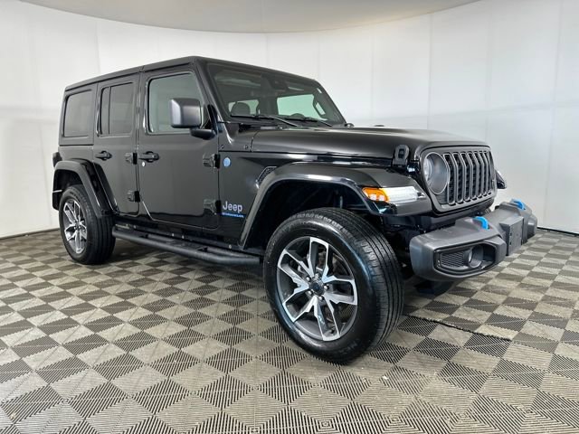 Used 2024 Jeep Wrangler 4xe Sports S 4XE with VIN 1C4RJXN69RW161757 for sale in Stow, OH