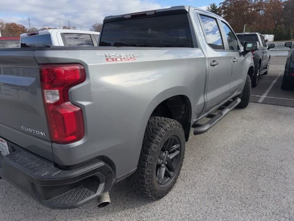 Used 2021 Chevrolet Silverado 1500 Custom Trail Boss Truck Crew Cab