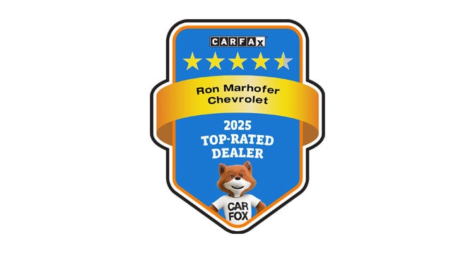 Ron Marhofer Chevrolet CARFAX 2025 Top-Rated Dealer