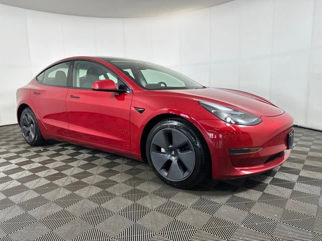 Used 2022 Tesla Model 3 Base with VIN 5YJ3E1EA6NF322351 for sale in Stow, OH