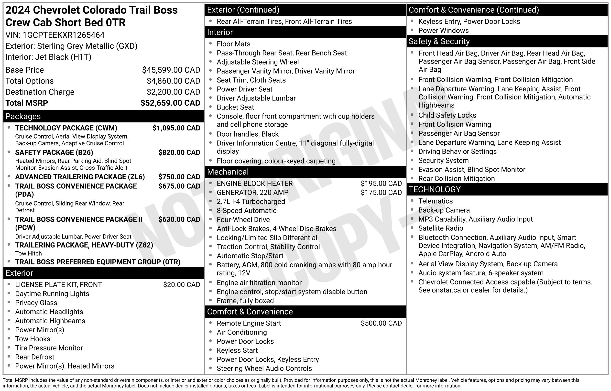 Used 2024 Chevrolet Colorado Trail Boss Truck Crew Cab