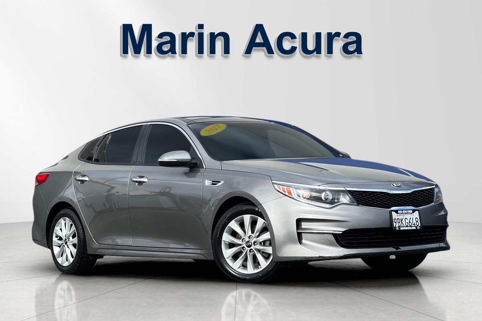 Used 2017 Kia Optima EX with VIN 5XXGU4L3XHG152510 for sale in Corte Madera, CA
