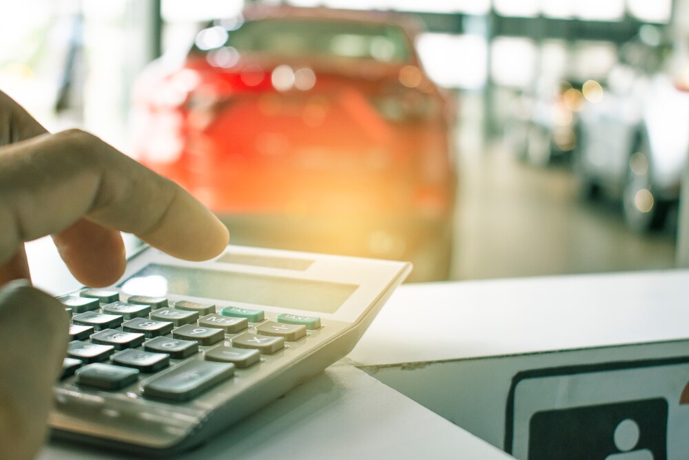 Car calculator with trade in deals