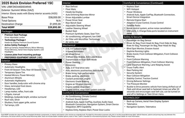 2025 Buick Envision Preferred - Photo 32