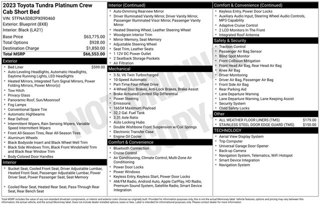 2023 Toyota Tundra Platinum - Photo 40