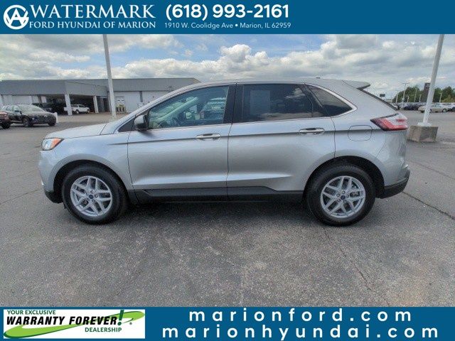 Used 2021 Ford Edge SEL with VIN 2FMPK4J97MBA64839 for sale in Marion, IL