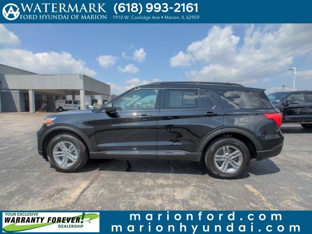 Used 2021 Ford Explorer XLT with VIN 1FMSK8DH9MGB77690 for sale in Marion, IL