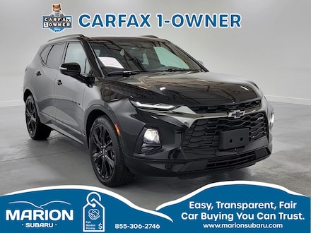 Featured Used 2022 Chevrolet Blazer RS SUV 3GNKBKRS5NS201077 for Sale in Marion, IL