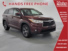 Used 2016 Toyota Highlander XLE V6 SUV 5TDJKRFH7GS329432 Marion