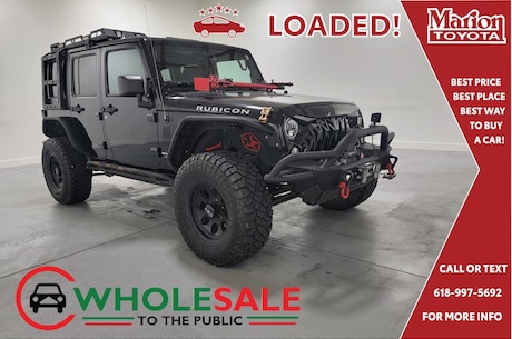 Featured used 2018 Jeep Wrangler JK Unlimited Rubicon SUV 1C4BJWFG5JL805280 for sale in Marion, IL
