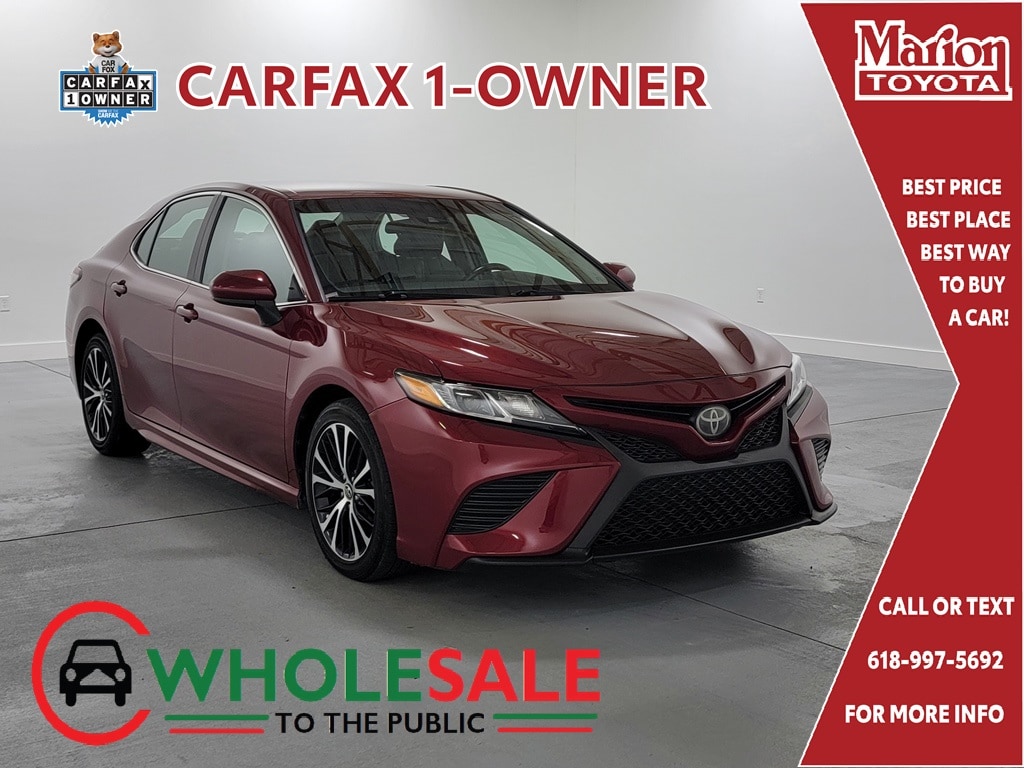 Used 2018 Toyota Camry SE with VIN 4T1B11HKXJU567503 for sale in Marion, IL