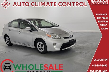 Featured used 2013 Toyota Prius Three Hatchback JTDKN3DU5D5623115 for sale in Marion, IL