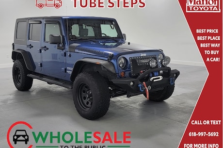 Featured used 2010 Jeep Wrangler Unlimited Unlimited Sport SUV 1J4BA3H10AL137048 for sale in Marion, IL