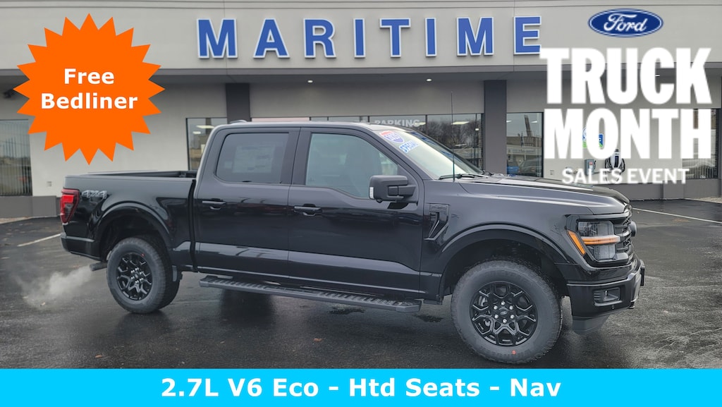 New 2025 Ford F-150 XLT Truck SuperCrew Cab