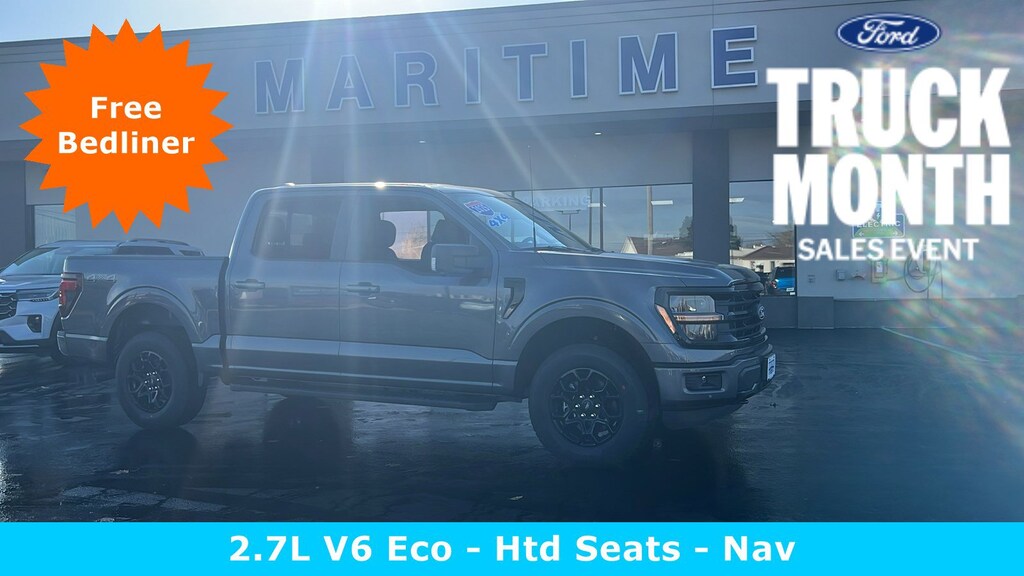 New 2025 Ford F-150 XLT Truck SuperCrew Cab