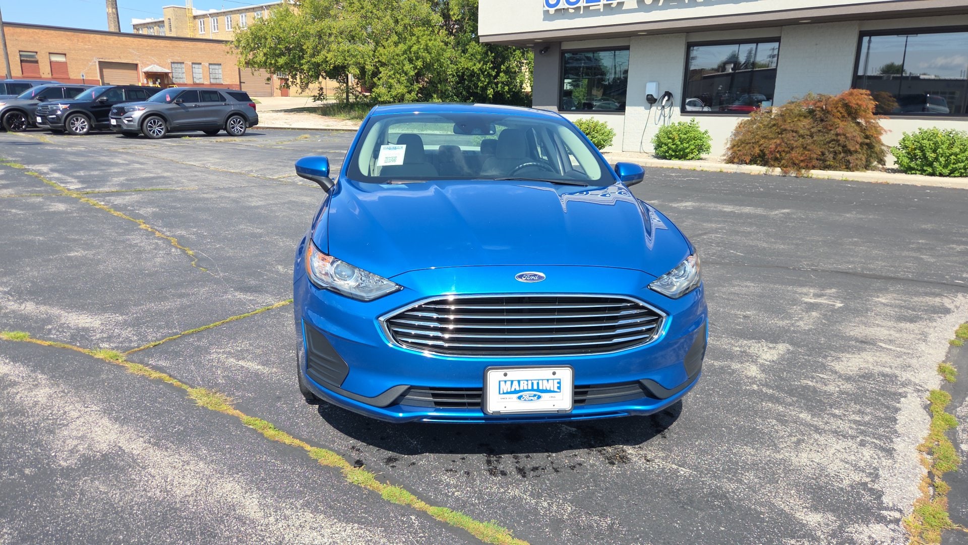 Used 2020 Ford Fusion SE with VIN 3FA6P0HDXLR221967 for sale in Manitowoc, WI