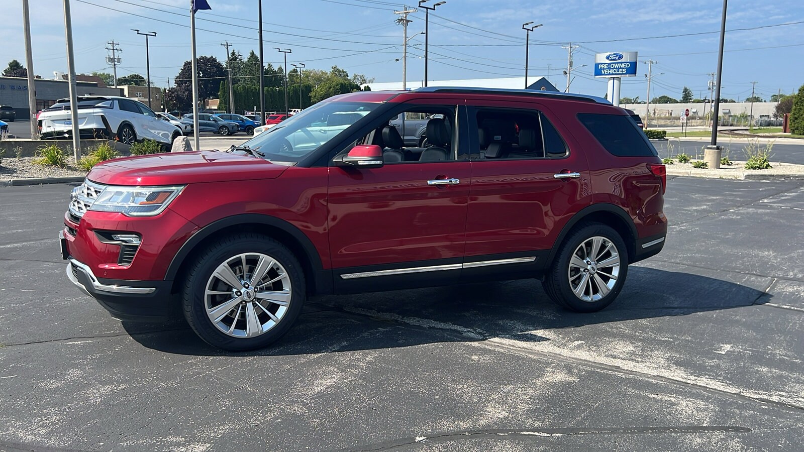 Used 2018 Ford Explorer Limited with VIN 1FM5K8F86JGC47748 for sale in Manitowoc, WI