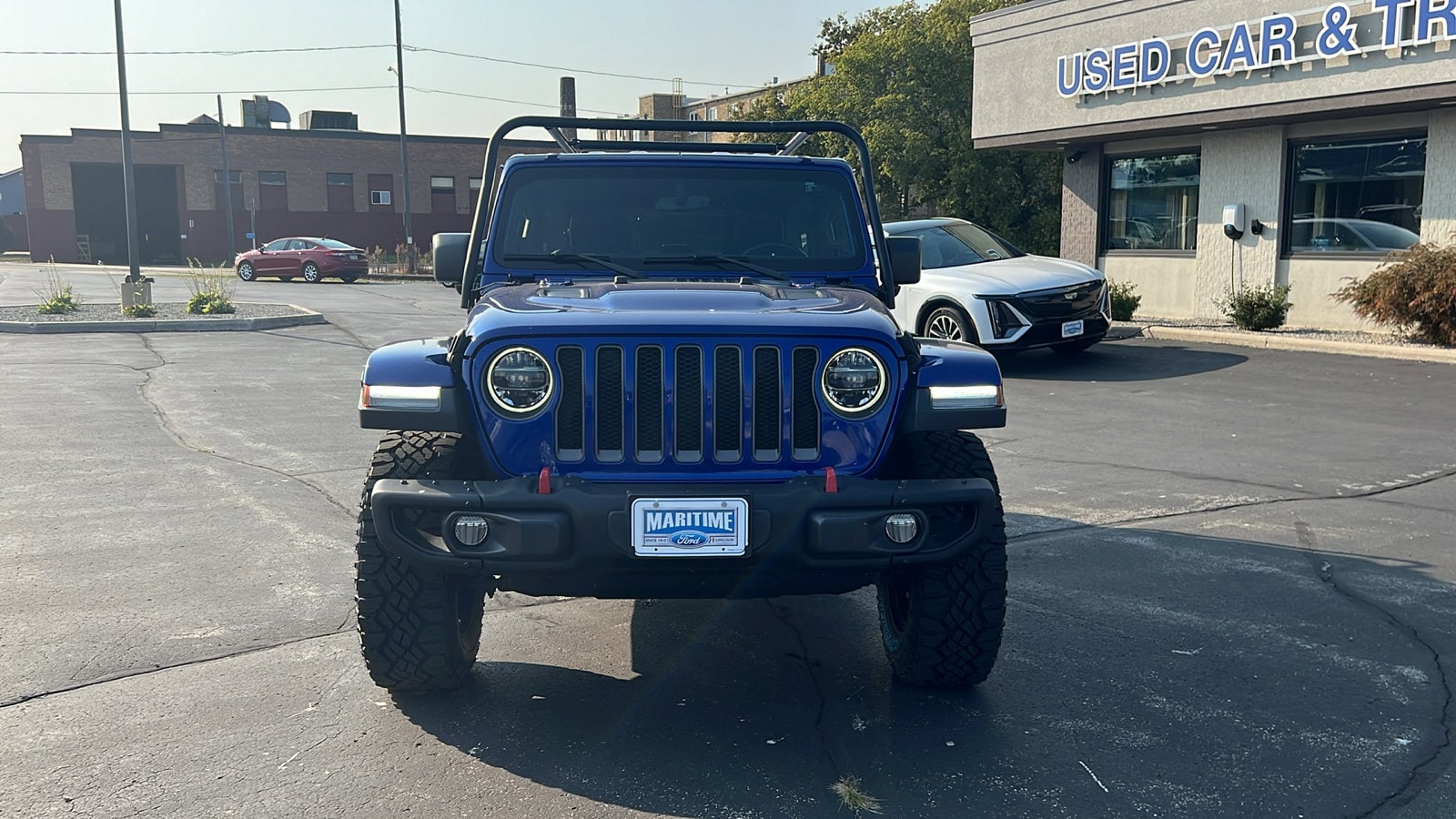 Used 2019 Jeep Wrangler Unlimited Rubicon with VIN 1C4HJXFNXKW585164 for sale in Manitowoc, WI