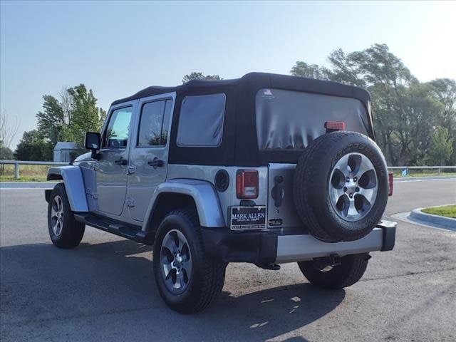 Used 2018 Jeep Wrangler JK Unlimited Sahara with VIN 1C4BJWEG1JL899238 for sale in Collinsville, OK