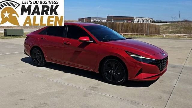 Used 2021 Hyundai Elantra SEL with VIN KMHLS4AG5MU067827 for sale in Glenpool, OK