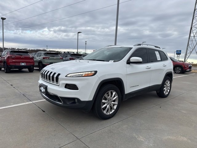 Used 2016 Jeep Cherokee Limited with VIN 1C4PJMDB6GW244760 for sale in Glenpool, OK