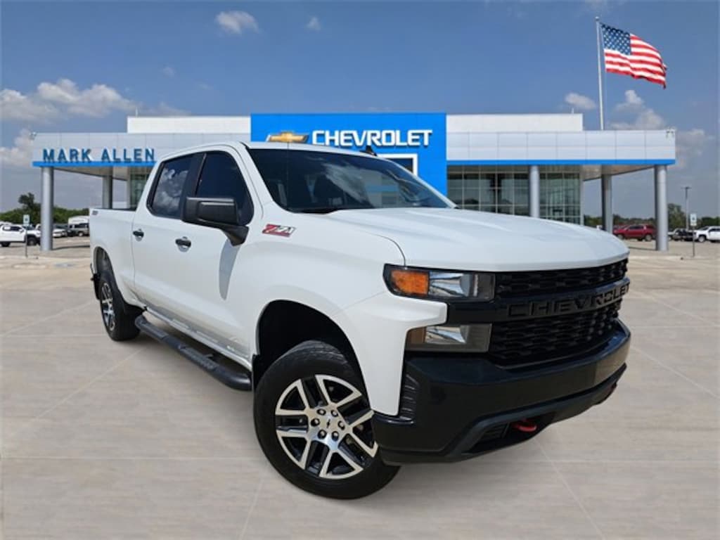 Used 2019 Chevrolet Silverado 1500 Custom Trail Boss Truck Crew Cab