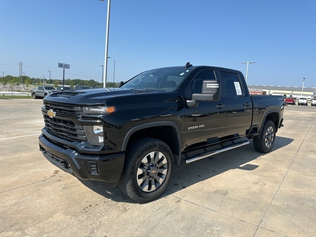 Used 2024 Chevrolet Silverado 2500HD Custom with VIN 2GC4YME73R1104278 for sale in Glenpool, OK