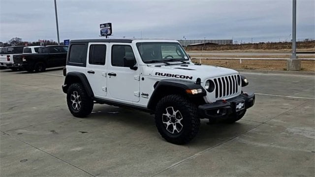 Used 2021 Jeep Wrangler Unlimited Rubicon with VIN 1C4HJXFG7MW633482 for sale in Glenpool, OK