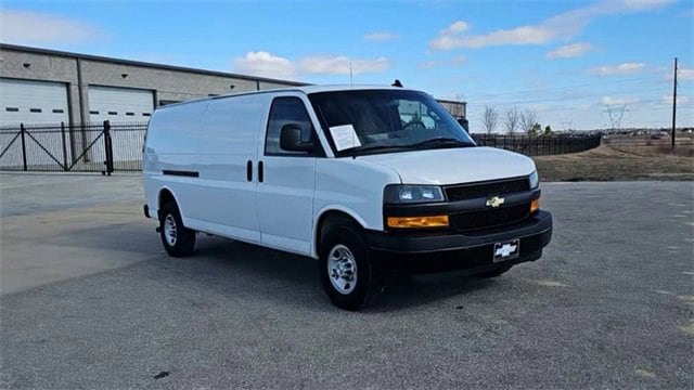 Used 2023 Chevrolet Express Cargo Work Van with VIN 1GCWGBFP3P1116979 for sale in Glenpool, OK