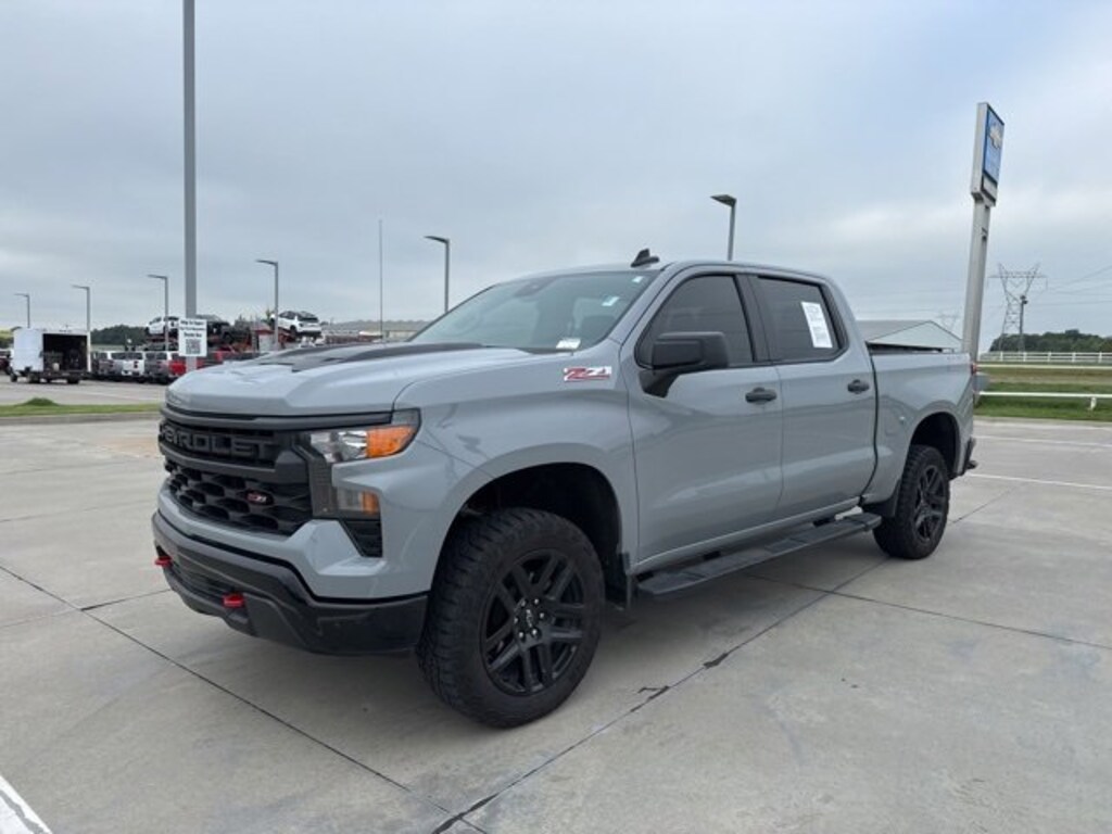 Used 2024 Chevrolet Silverado 1500 Custom Trail Boss Truck Crew Cab