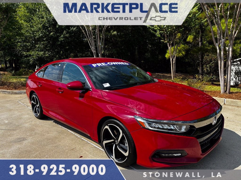 Used 2020 Honda Accord Sport with VIN 1HGCV1F39LA097494 for sale in Stonewall, LA